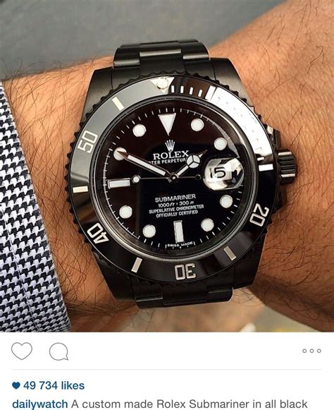 rolex black man|rolex submariner black price.